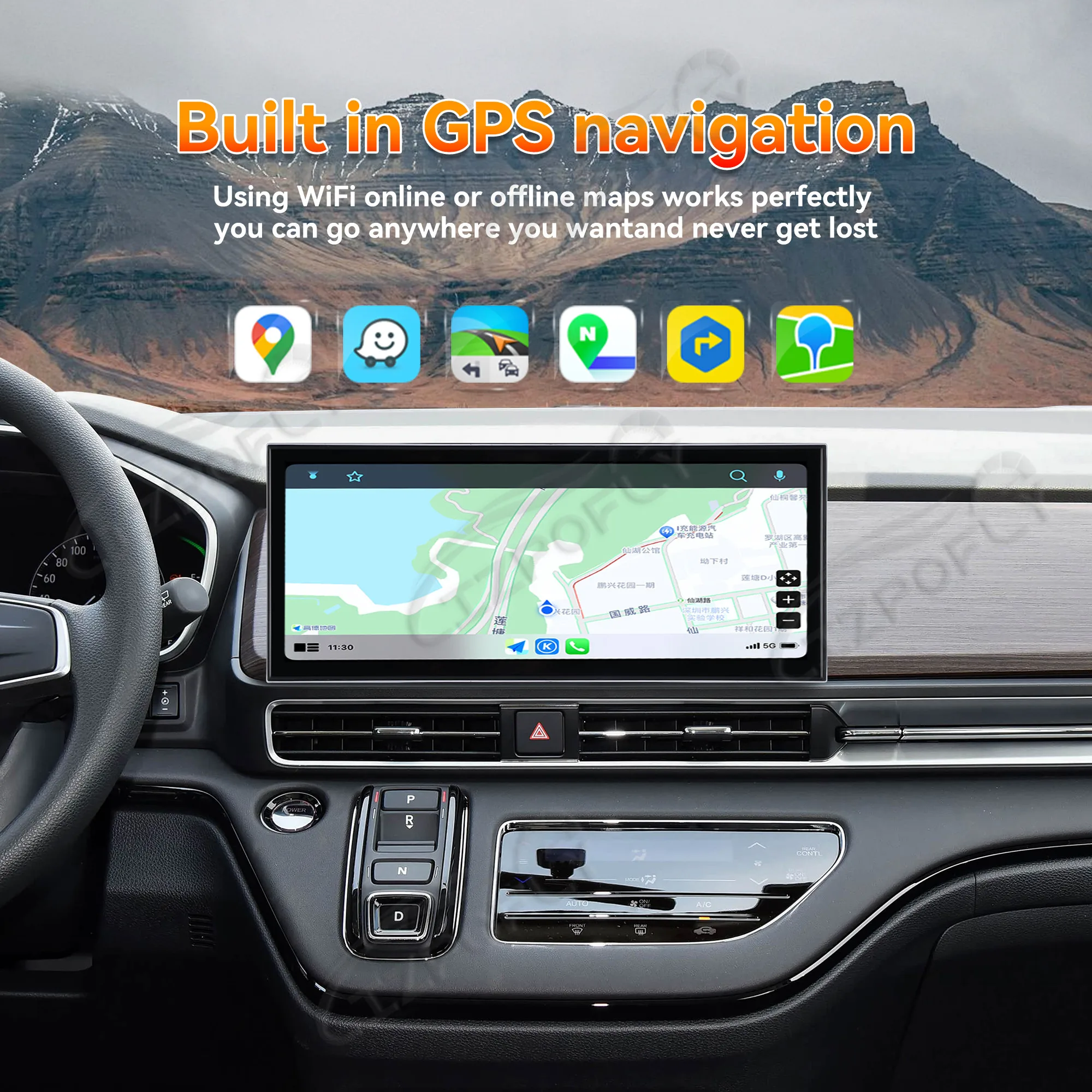 

Автомобильный радиоприемник Carplay 15,8 дюйма с сенсорным экраном для Honda Odyssey 2022 Android15, GPS-навигация, мультимедийный плеер, головное устройство