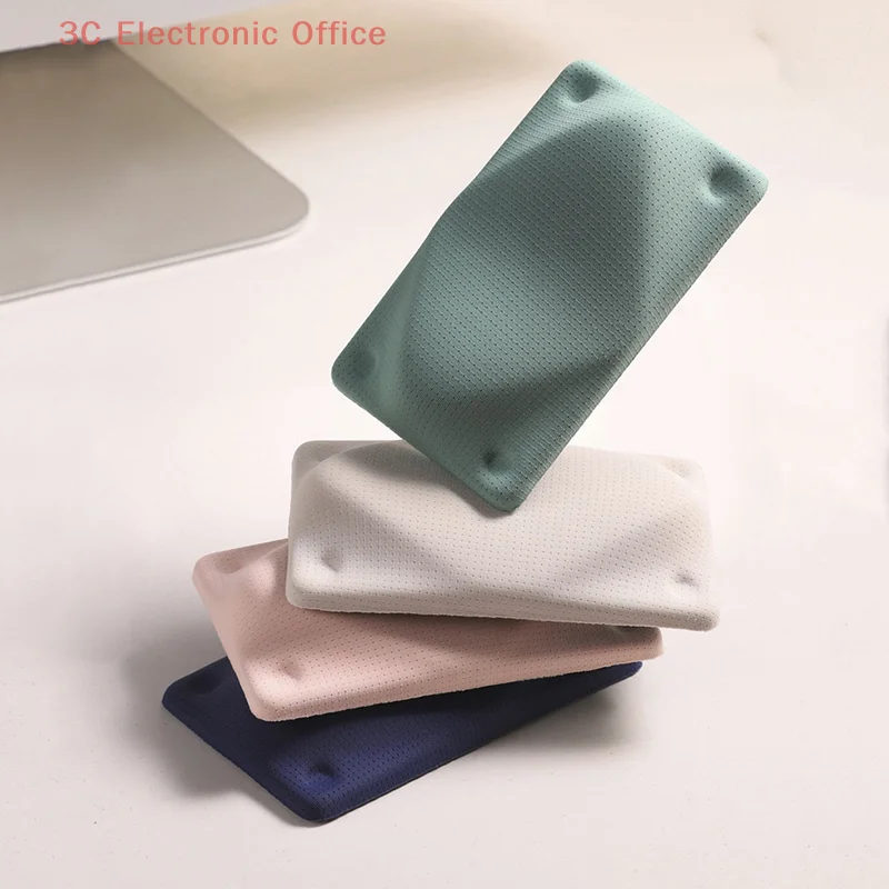 Alfombrilla de ratón ergonómica para reposamanos con soporte antideslizante para muñeca para oficina, juegos, computadora portátil, reposabrazos para PC