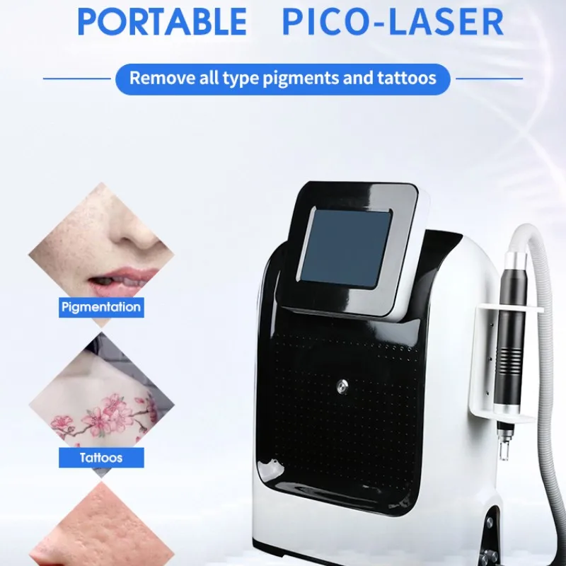 Pico Laser 755nm 532nm 1064nm Laser Tattoo Removal Stretch Mark Remove Eyebrow Washing Machine