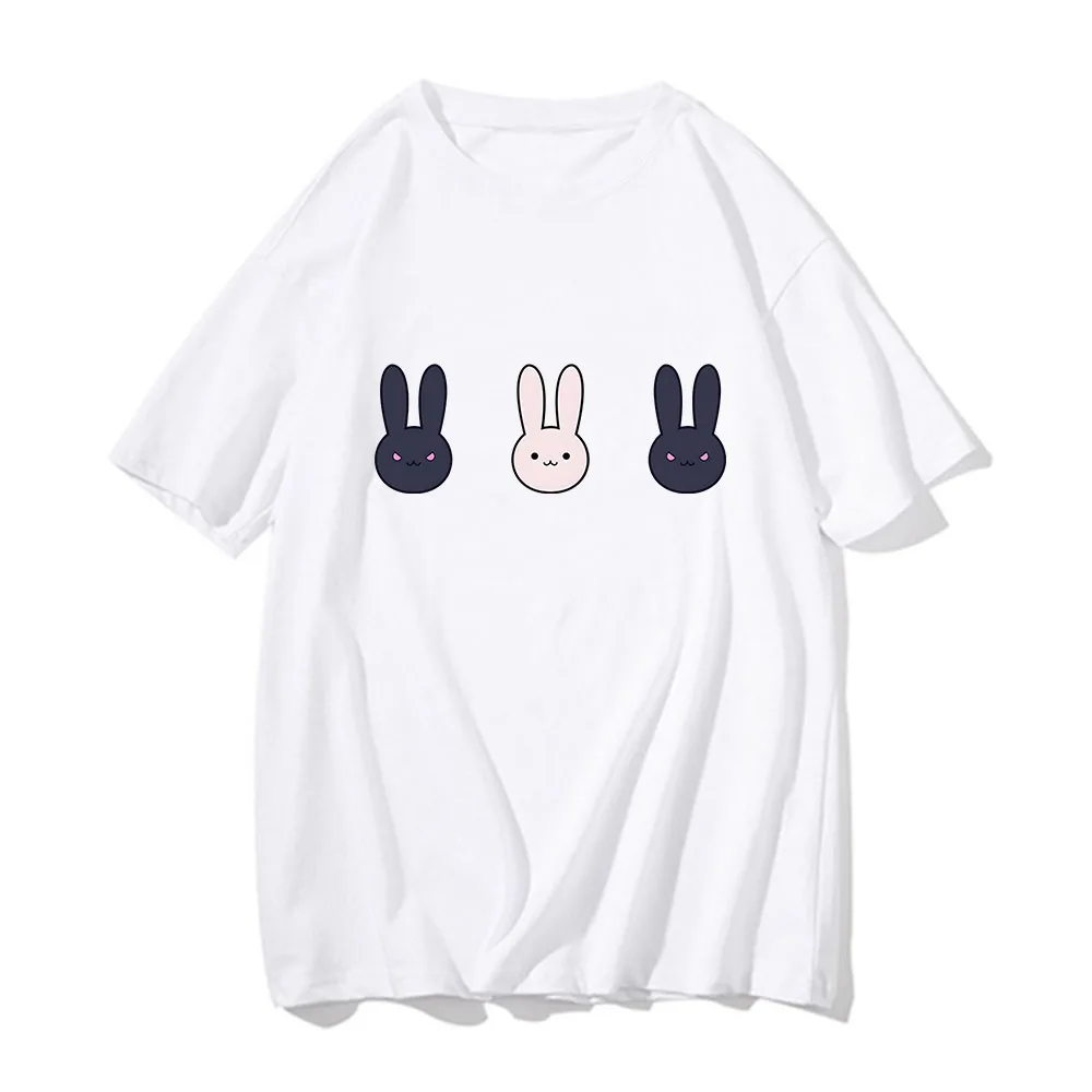 Ai Hoshino Oshi No Ko T-shirts 100% Cotton Rabbits Simple Painting Tshirts MEN Comfortable T Shirts Fashion Originality Handsome