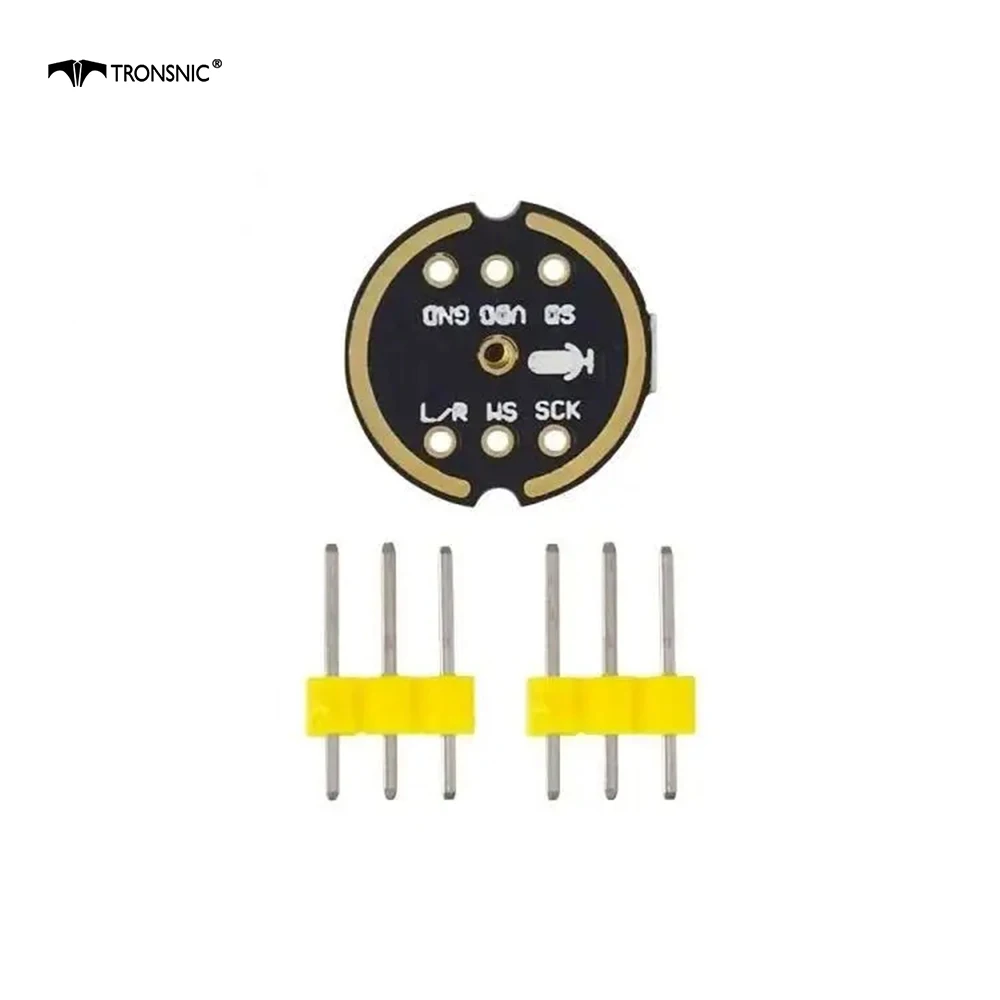

Всенаправленный микрофонный модуль INMP441 MEMS, высокоточный интерфейс I2S с низким энергопотреблением, поддерживает небольшой объем для ESP32, несварный