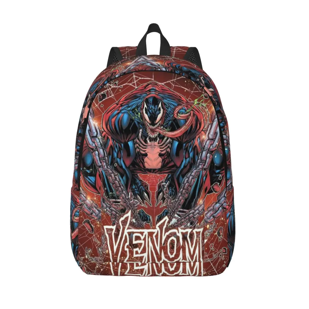 

Индивидуальные холщовые рюкзаки Venom Wolverine для мужчин и женщин, Повседневная сумка для школы и колледжа
