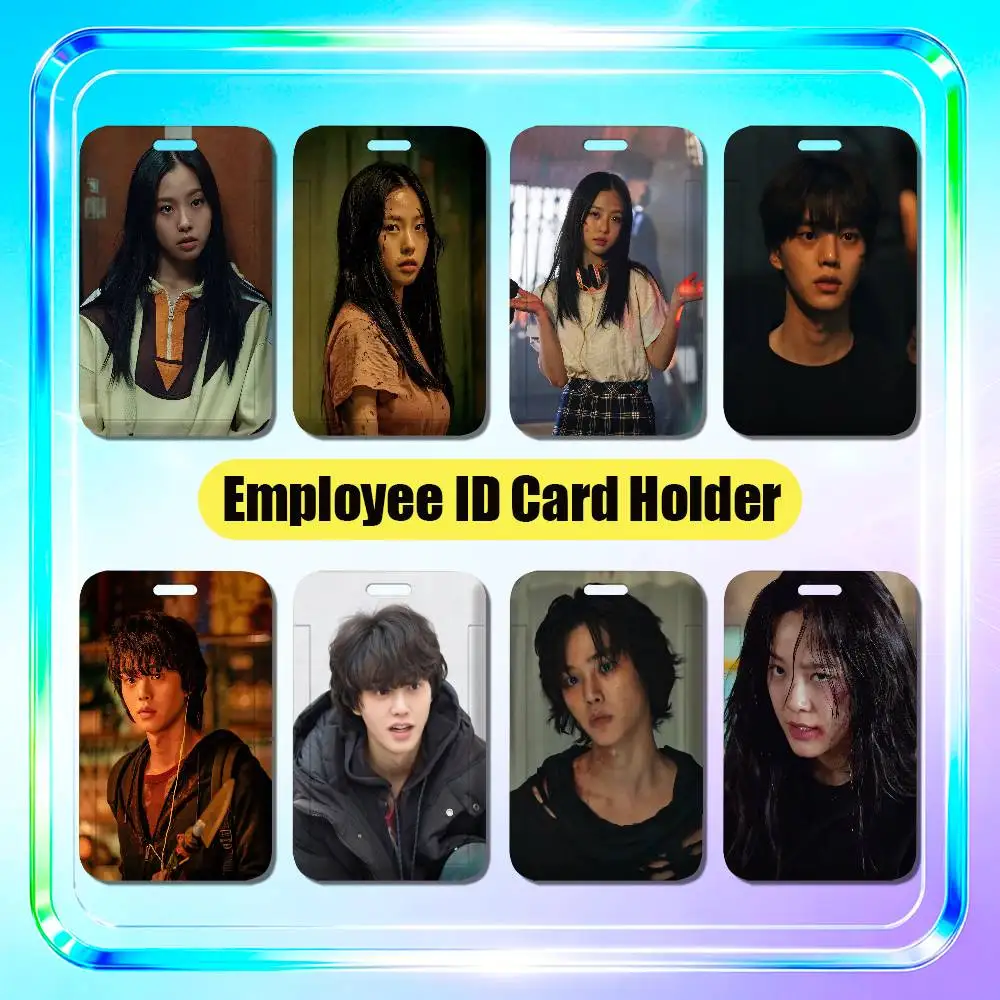 For S-Sweet H-Home Employee ID Card Holder Office Badge Student Work Bank Credit Holders Hard Case Shell