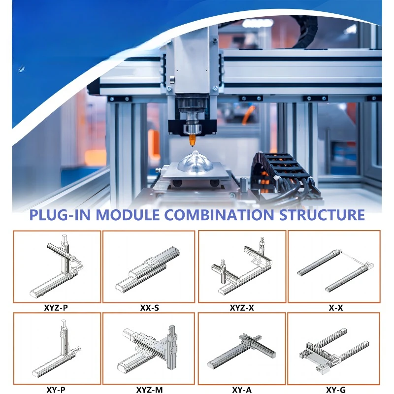 GT150-20F Linear Guide Electric Sliding Table Stepper Servo Heavy-duty Module Aluminum Profile Mobile Workbench ferramenta bike