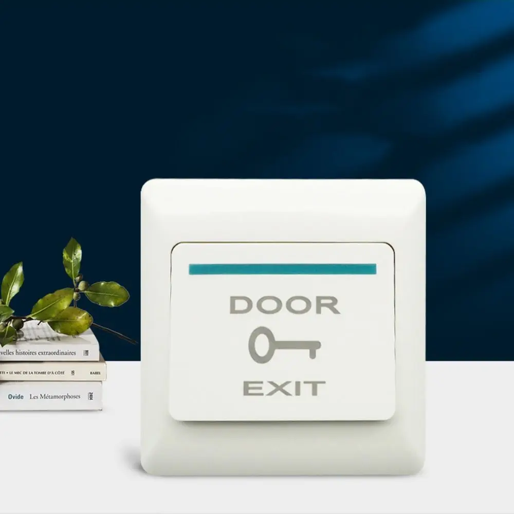 

5PCS Push Button Design Access Control System Push Switch Dustproof Plastic Exit Button Eco-friendly Square Electronic Door Lock
