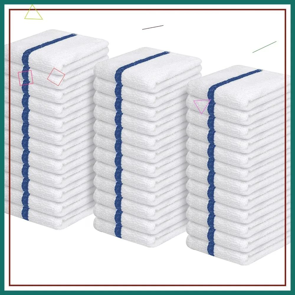 

Набор из 36 махровых салфеток для уборки, 40x48 см, впитывающие и прочные, для многофункциональной уборки, хлопковые тряпки