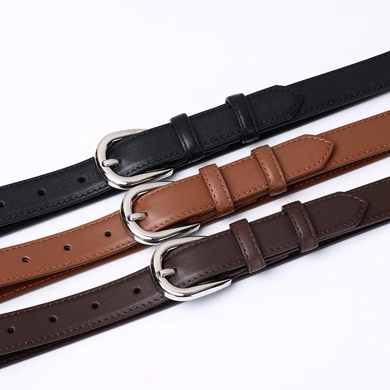 A simple and versatile fashionable belt for women high-end luxurious decorative