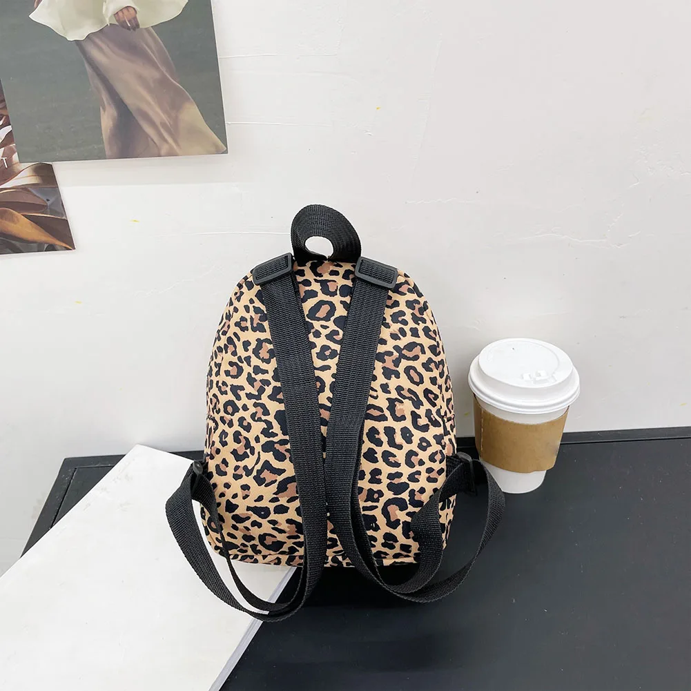 Preppy Style Women Retro Casual Animal Pattern Printing Small Handbags Backpacks