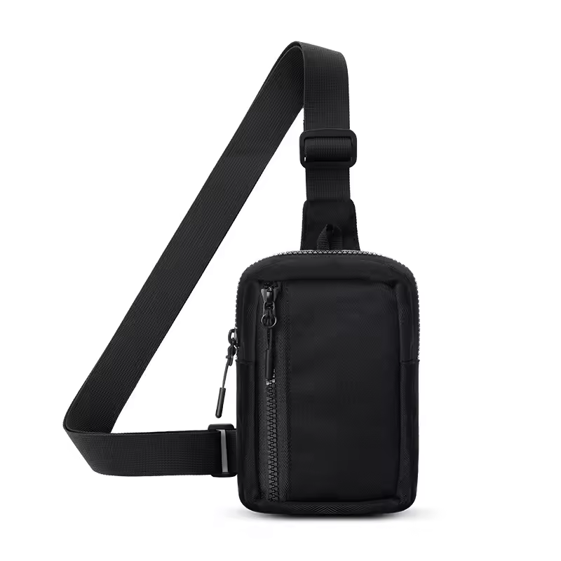 Transfrontalier nouveau sports de loisirs de plein air imperméable petit sac de poitrine mini sac à bandoulière en nylon pour hommes et femmes