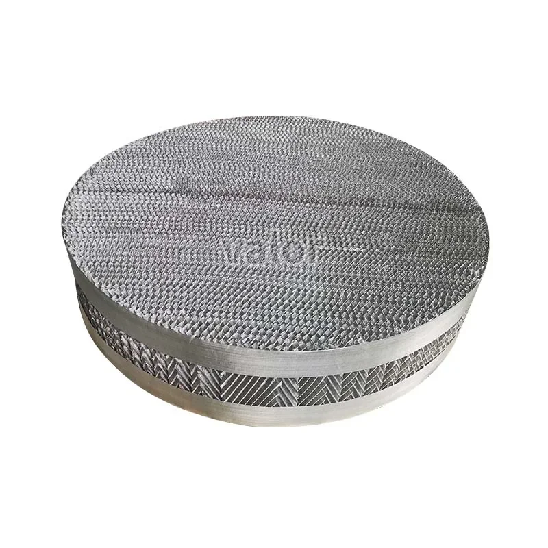 

Hot selling 304 316 Metal Wire Mesh Gauze Structured Packing