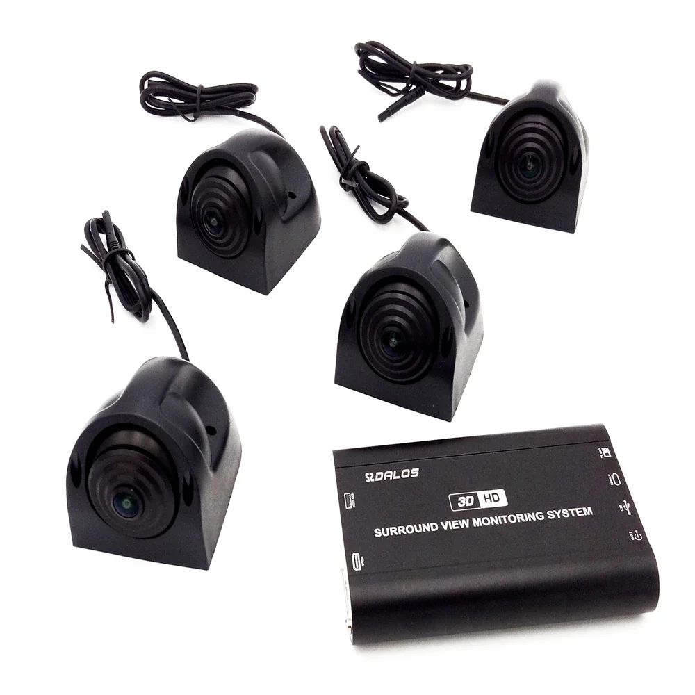 

for Bus Truck use 3D 360 Degree Surrounding Bird View Security System 4 camera