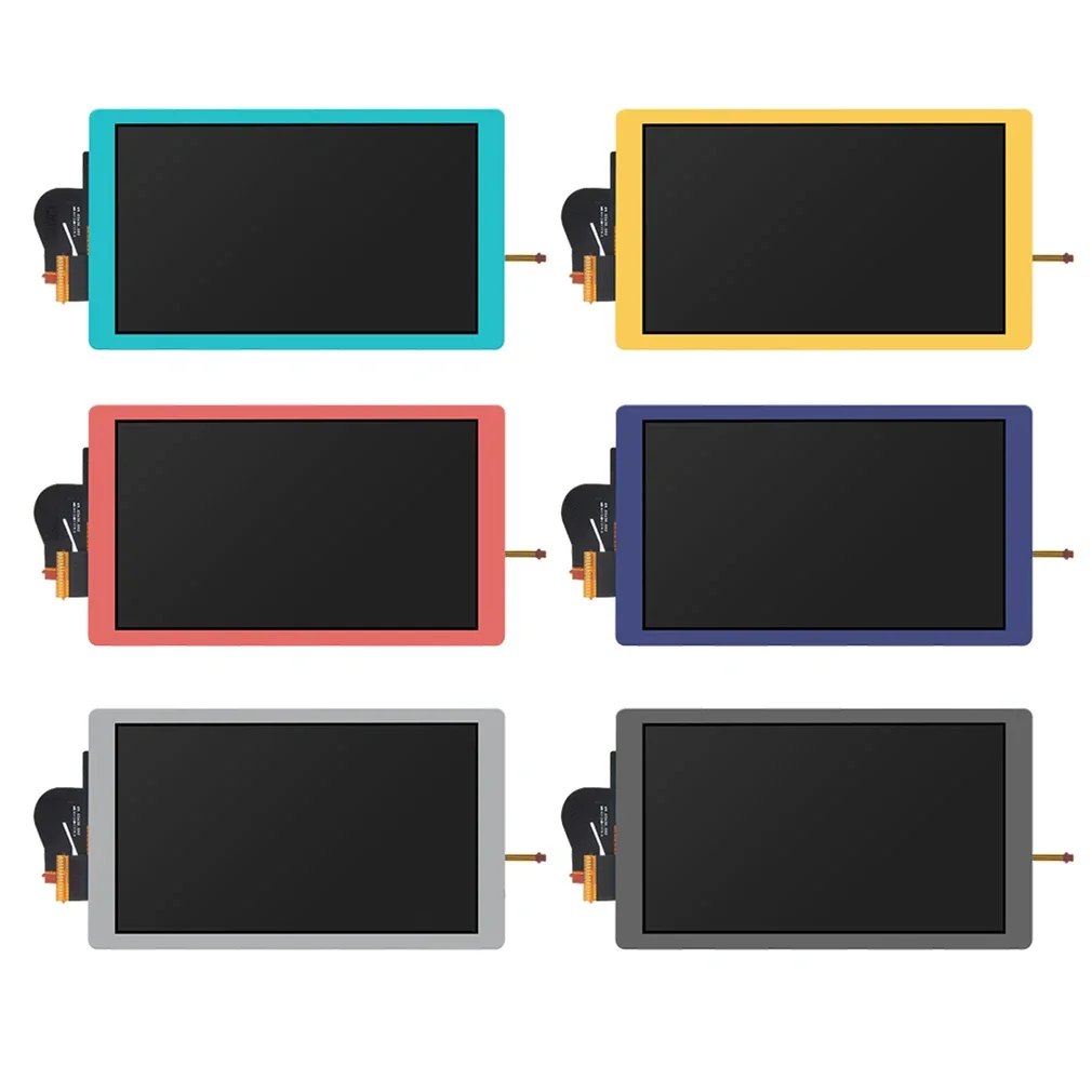 Pengganti Digitizer rakitan layar LCD, untuk Nintendo Switch Lite konsol LCD layar sentuh