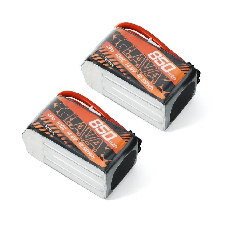 

2 шт. BETAFPV LAVA Series 4S 850 мАч 14,8 В 100C LiPo аккумулятор