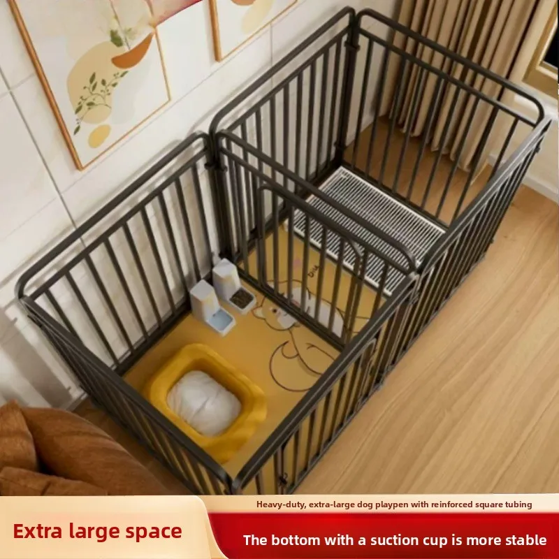 Home Modular Dog Fence Enclosure Flexible Small Medium Dogs Isolation Gate Potty Training Crate Pet Supplies Pet Fence Cat Cage