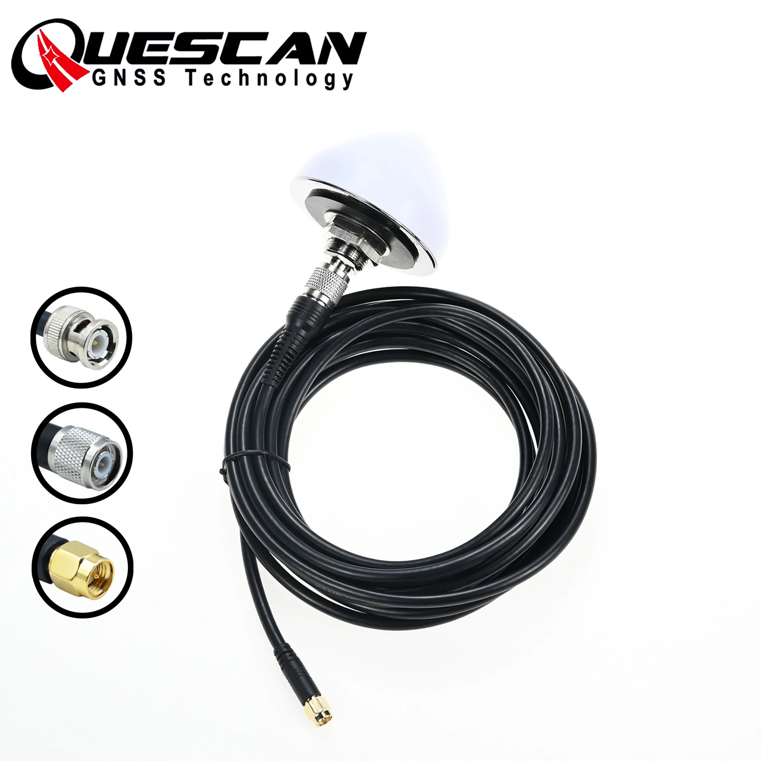 

Quescan TN705 Активная 1575.42MHz GPS антенна 40dB Морская RTK GNSS GPS ГЛОНАСС Galileo BeiDou антенна синхронизации