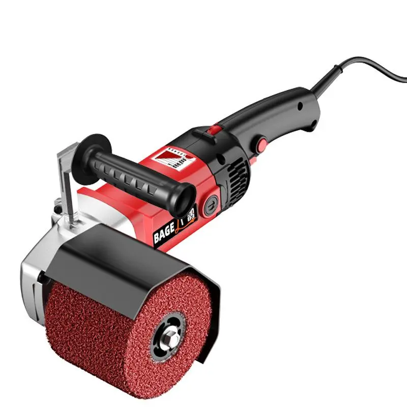 High Power Polishing Machine Handheld Small Wire Drawing Machine Portable Metal Polishing Tool Electric Rust Removal Tools