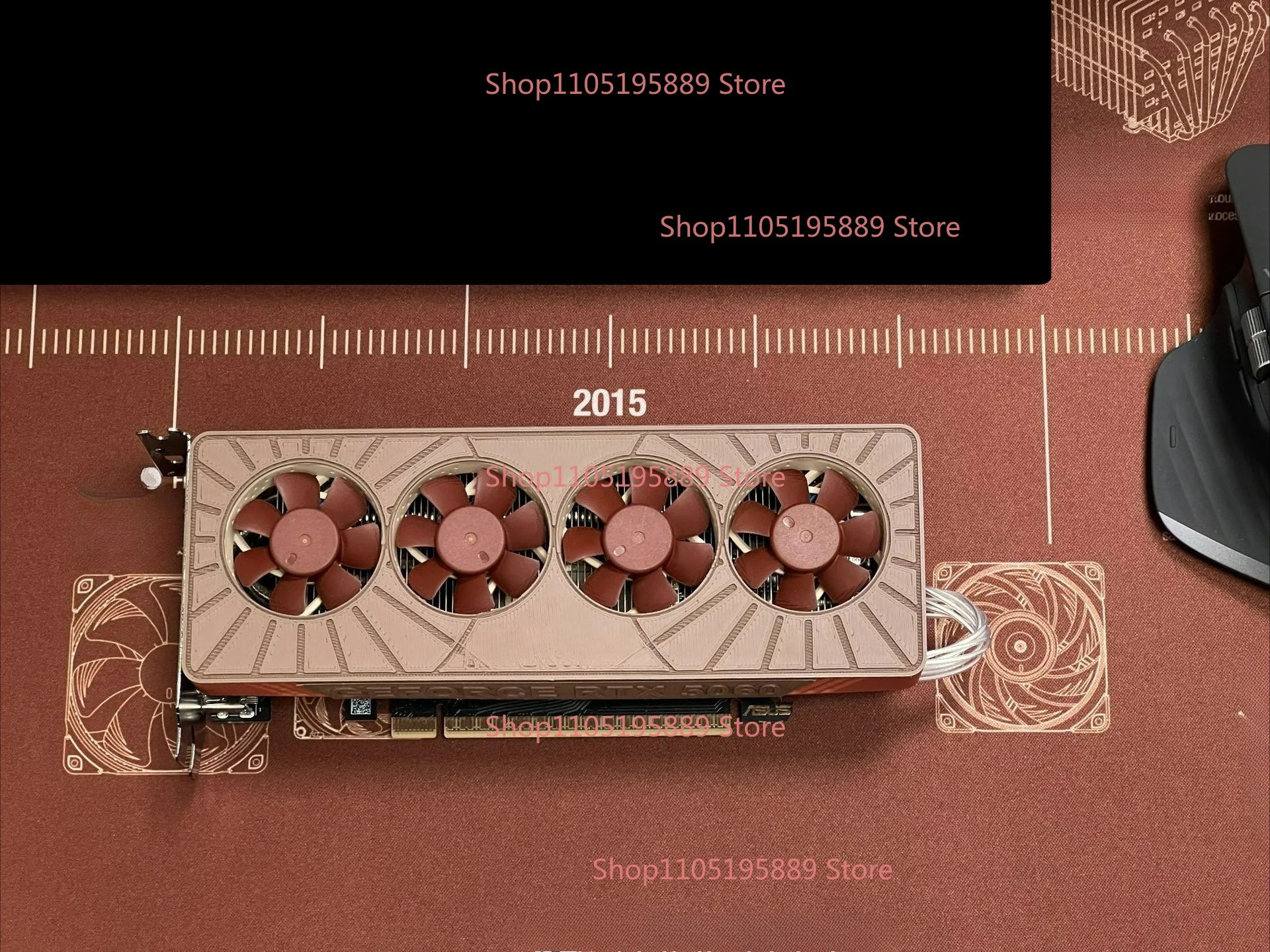 For Owl NOCTUA Style RTX5060LP Graphics Card Special Radiator Mold
