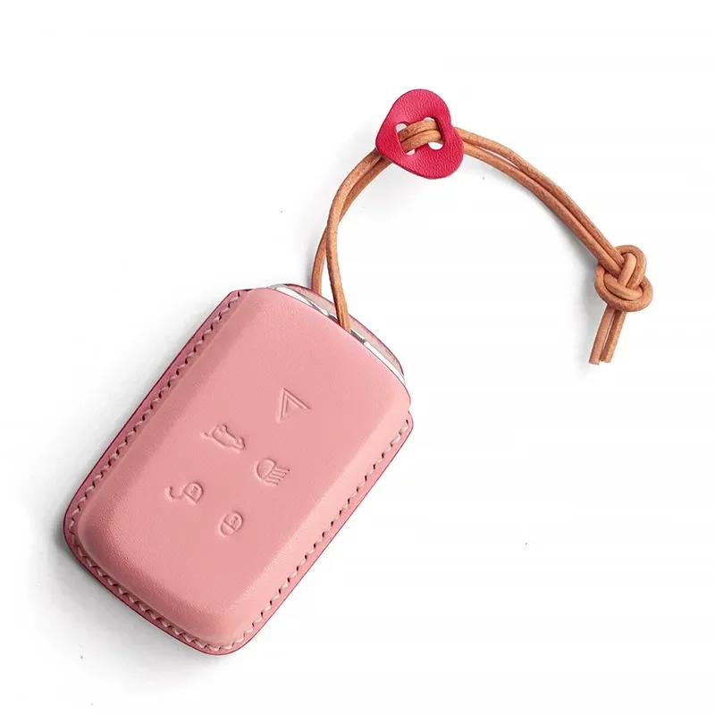 for Range Rover Discovery Guard Aurora Leather Handmade Simple Boutique Light Luxury High End Key Cover Bag Buckle Female