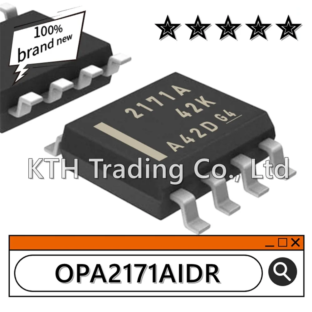 10Pcs/Lot Orginal New OPA2171AIDR OPA2171 OPA2171AID 2171A SOIC-8 operational amplifier chip Electronic components integrated IC