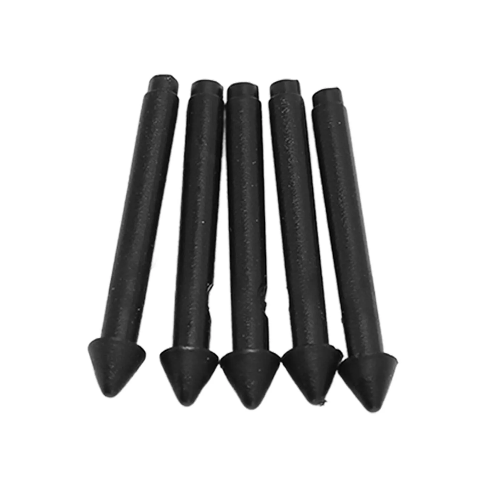 5Pcs Pro Tablet Stylus Pen Tips Black 2H Sensitive Accurate Fine Glossy Tip Tablet Replacement Tips for Pro 7 6 5 4 Book