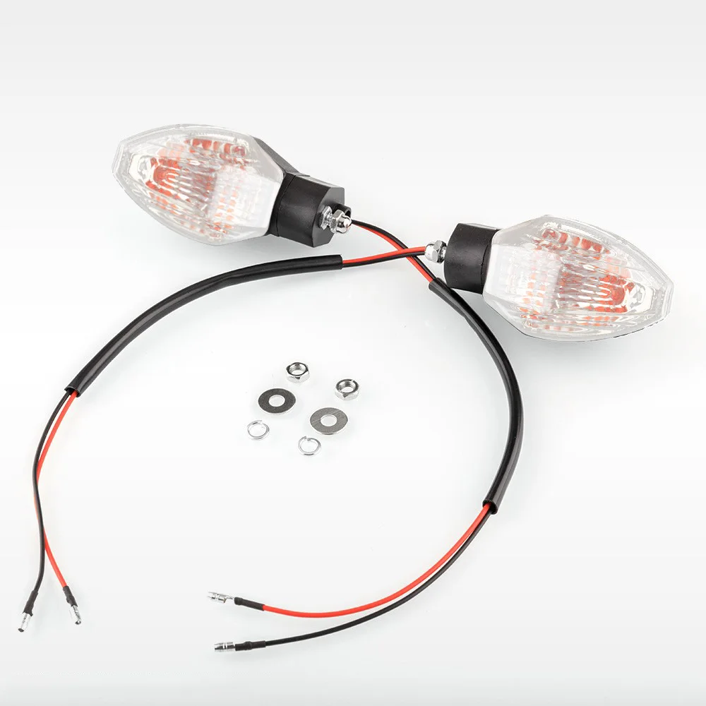 1 Pair Motorcycle Rear Side Signal Light Indicators Lamp Replacement For Honda Future Wave Innova 125 MSX125 RS150 33650-K73-M61