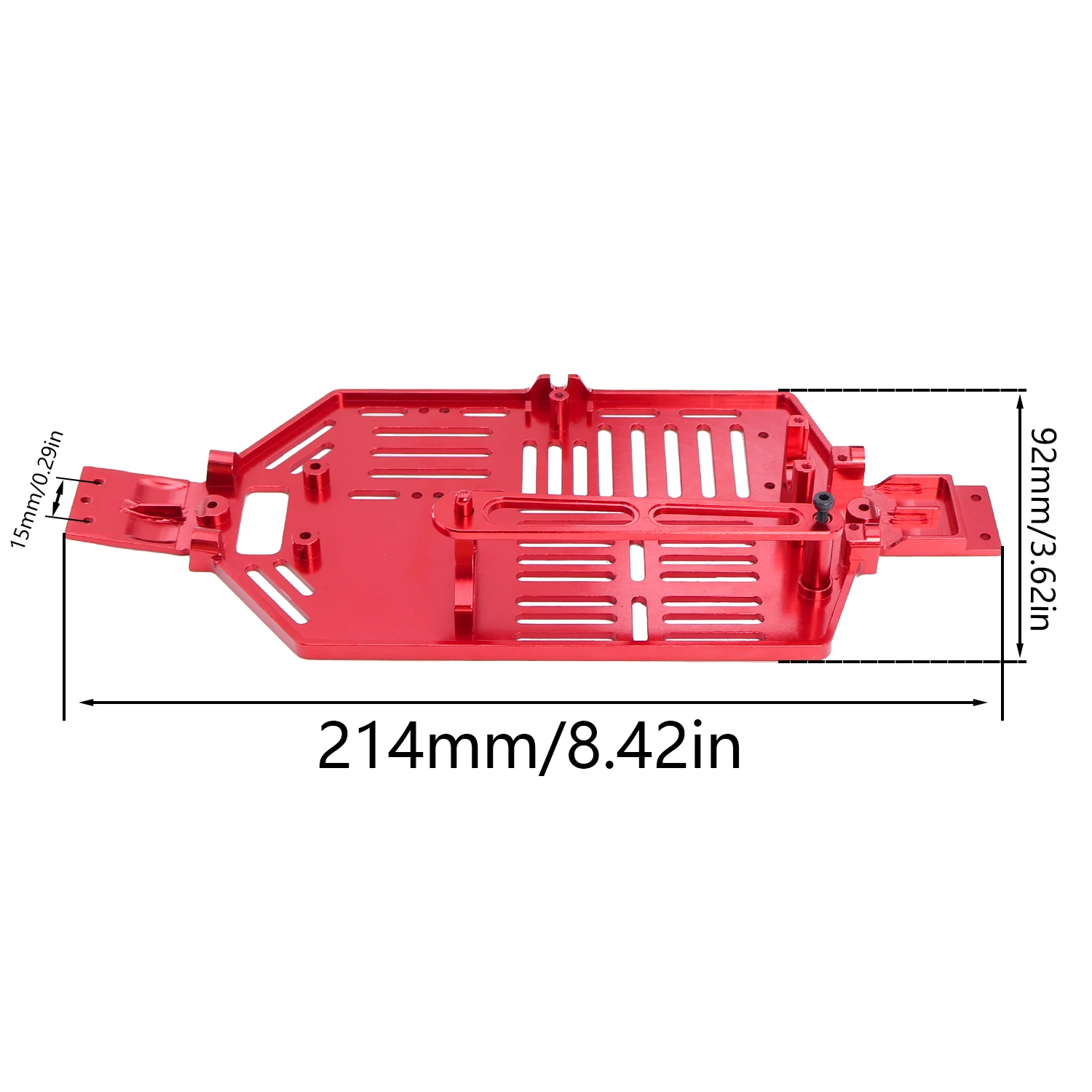 CNC Metal Chassis Body Frame Board for SG1603 SG1604 UD1601 UD1602 1/16 RC Car Spare Parts Accessories