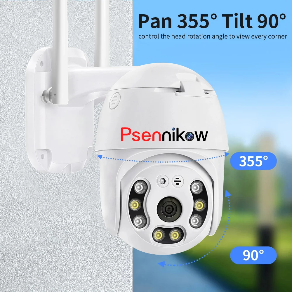 

A12 Auto Tracking Dome PTZ IP Camera WIFI 2MP Home Security Camera 1080P Outdoor Wirless Video Surveillance CCTV Camera