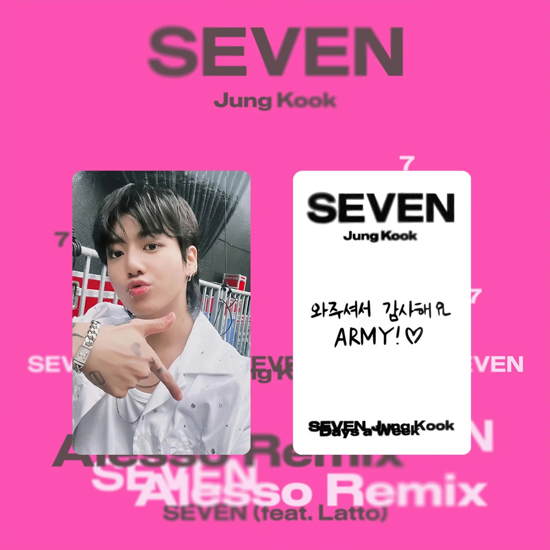 GHIT MUSIC Jung Kook Single Seven Popular Ballads Prerecorded Limited Limited Card