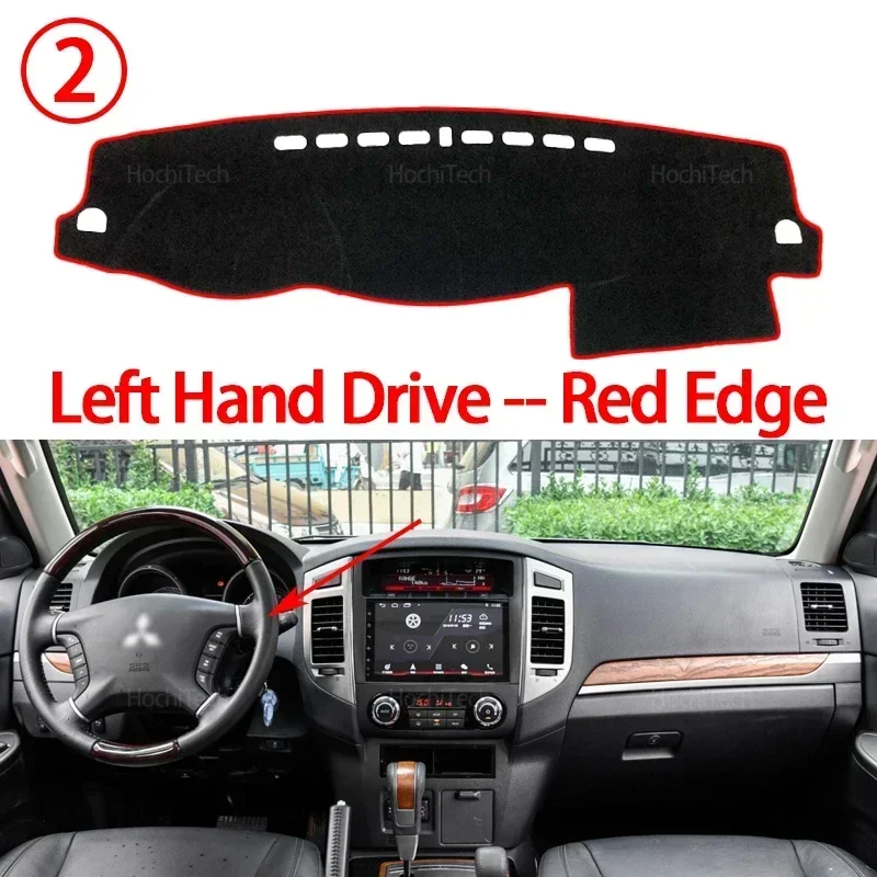 Für Mitsubishi Pajero Shogun Montero 2006-2020 V80 V87 V93 V97 Dashboard Abdeckung Dash Board Matte Teppich Pad schatten Cape Decke – Detail 10