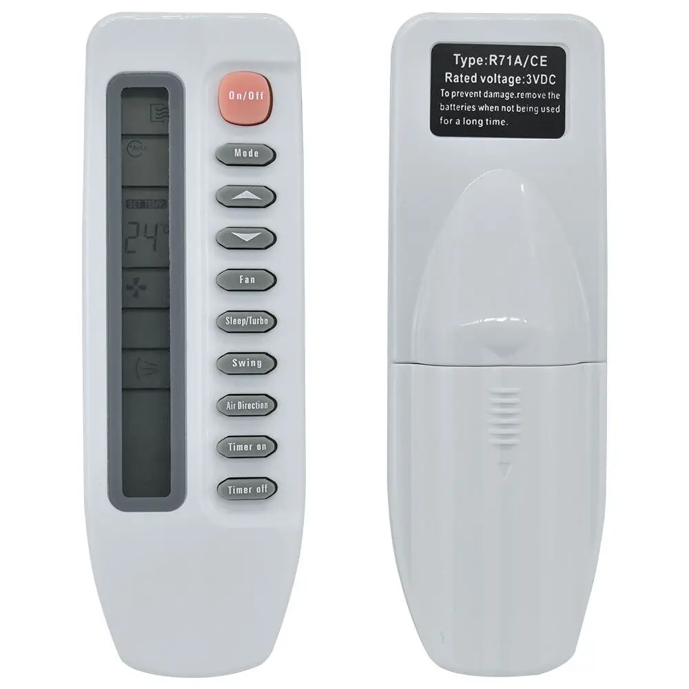 New R71A/CE For MIDEA KOMECO Tornado Air Conditioner Remote Control R71A/E Cool and heat