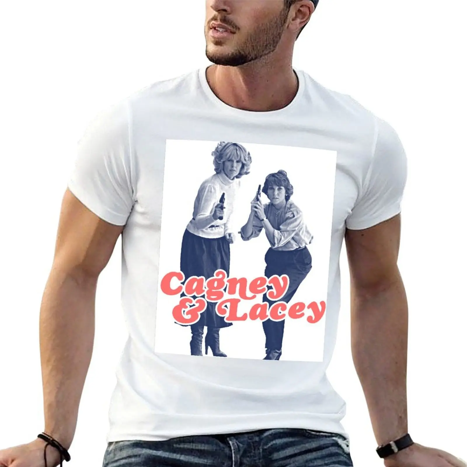 

Cagney & Lacey // Retro 80s FanArt T-Shirt t shirts for man cotton soft man t shirts for men T-Shirt