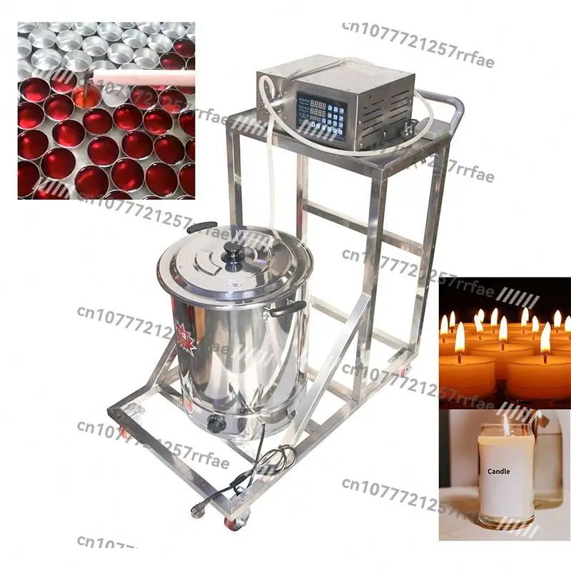 

Fully Automatic PLC Core Component 20kg Weight Candle Pouring Wax Filling Machine Liquid Filling Candle Making Equipment