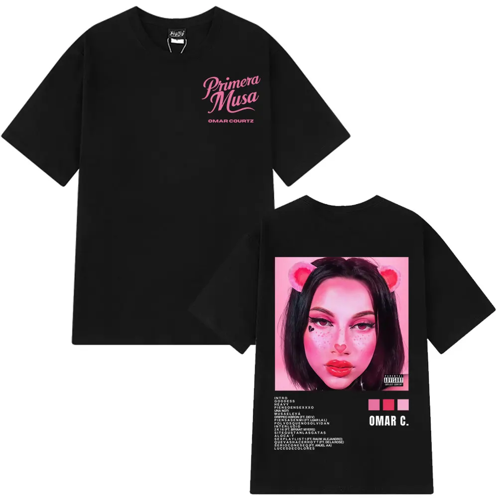 

Репер Омар Кордз Альбом Прибера Мусаса с картинками, мужская и женская модная летняя футболка с принтом, футболка из 100% чистого хлопка