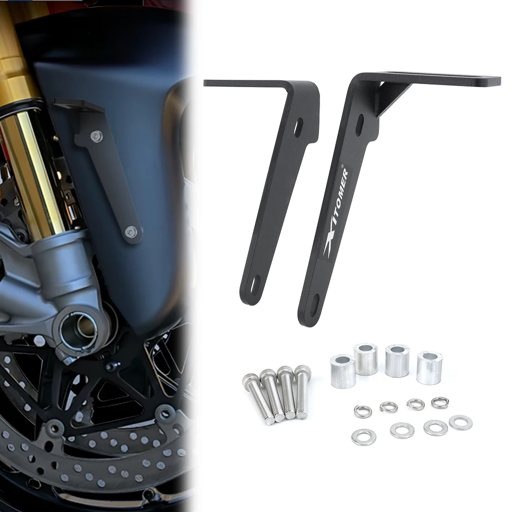 

For Ducati Panigale V4 V4S 2025 Motorcycle Accessories Steel Auxiliary Light Mounting Bracket Front Lamp Pod Light Mount