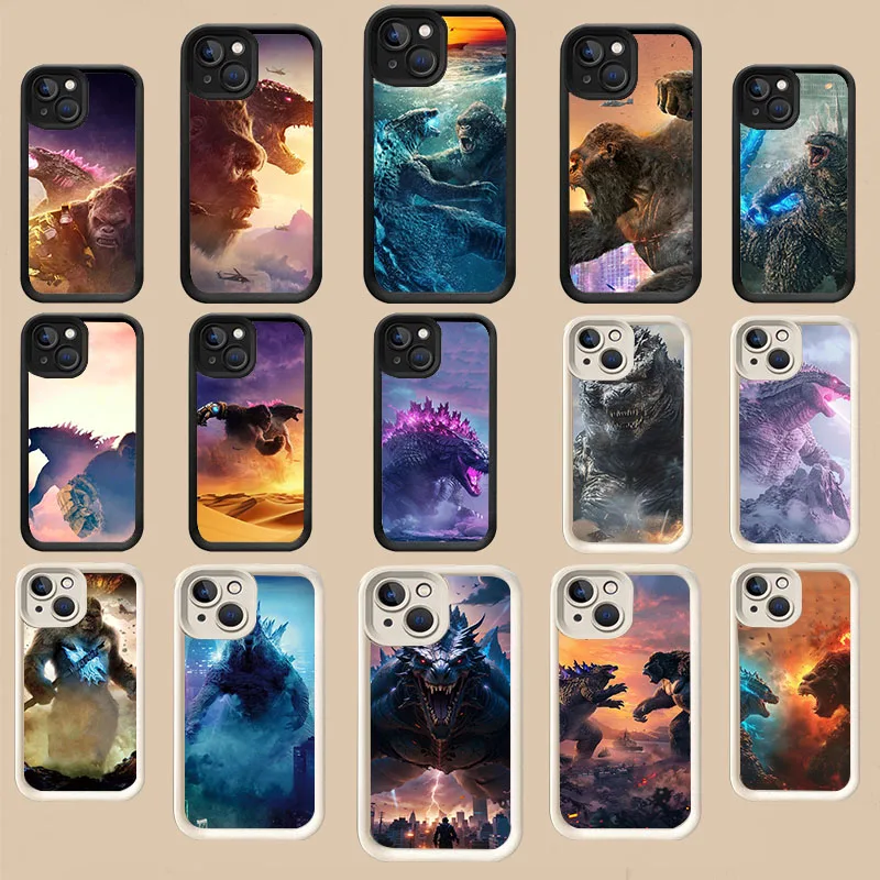 WD-18 Monster Kong Black Stepped TPU Case For Huawei Pura70 mate50 P60 50 40 nova11 10 9 Y90 Pro