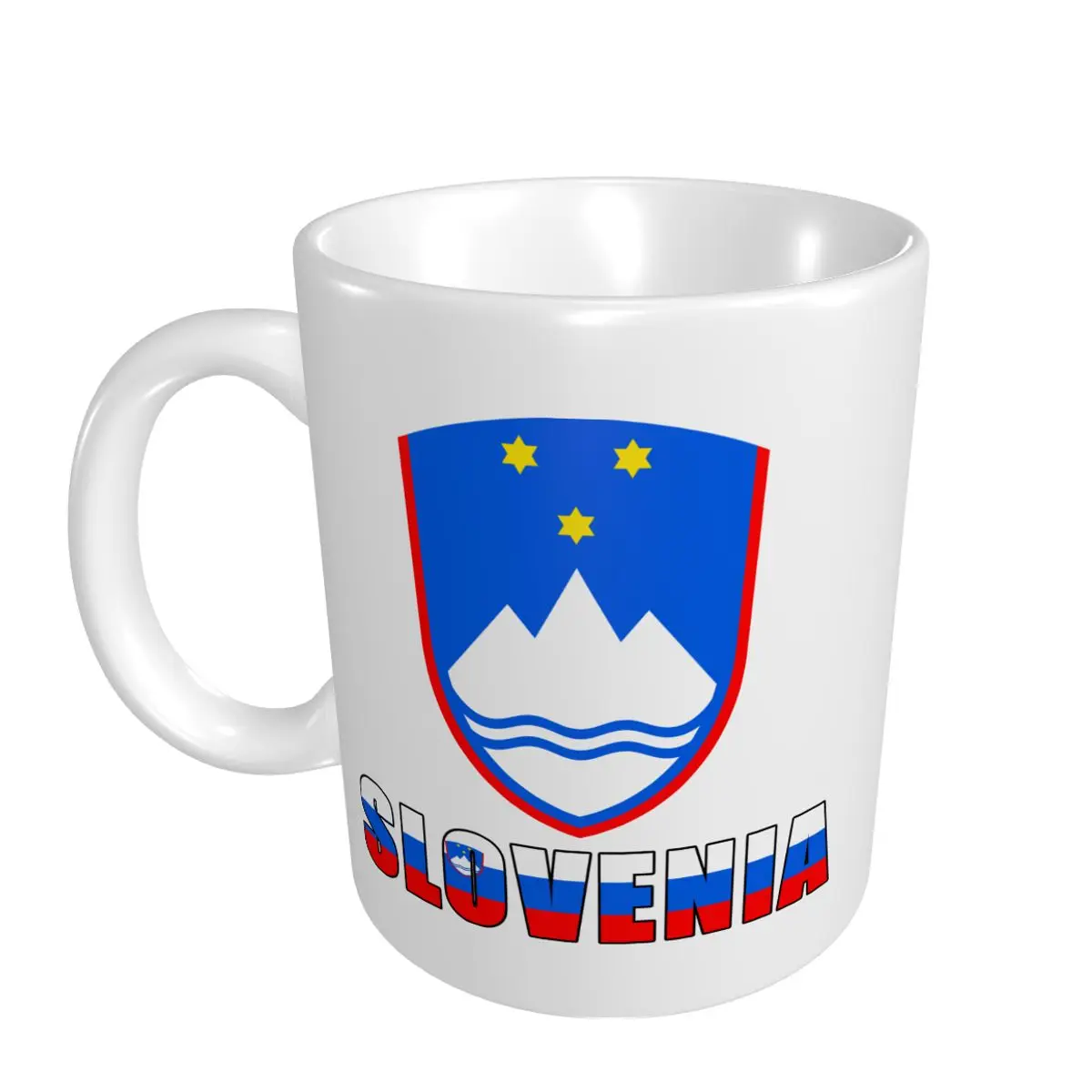 Mark Cup Mug Slovenia Letter Flag Emblem Coffee Mugs Tea Milk Water Cup Travel Mugs For Office Home