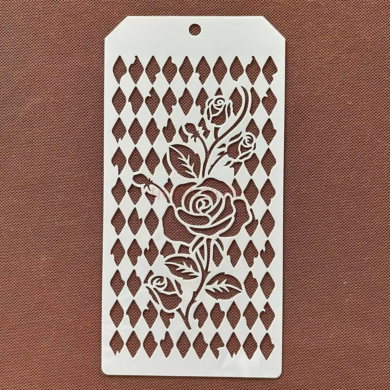 1pcs Hollow lace handmade account painting geometric template photo album handmade tool rose border material paper template