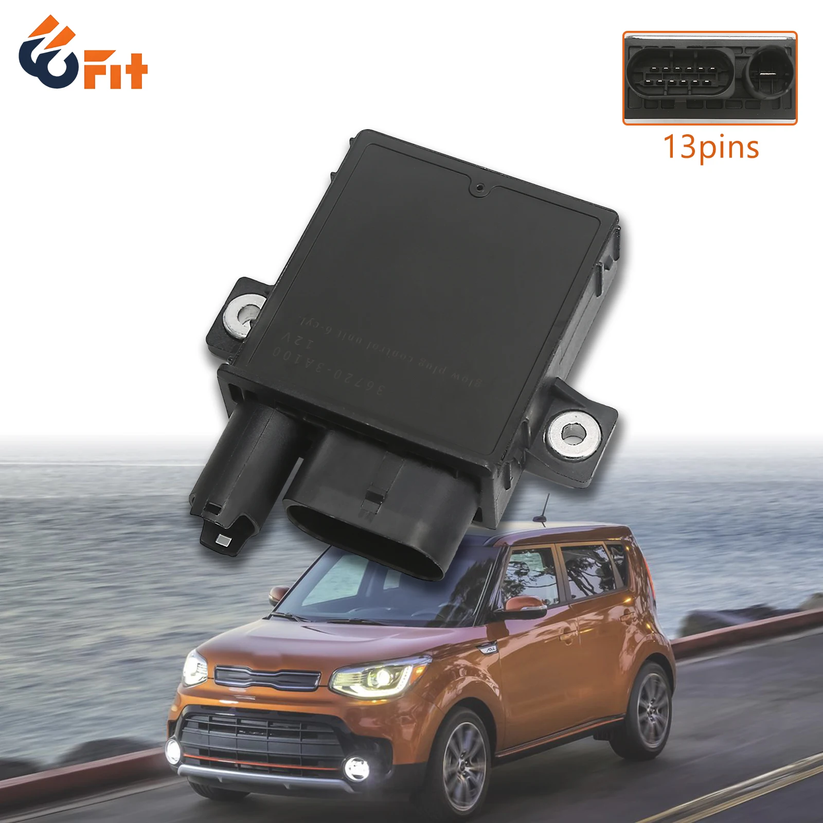 

36720-3A100 Diesel Glow Plug Controller Module for 2015-2018 Kia Soul 1.6L 2007-2012 Hyundai Elantra Veracruz