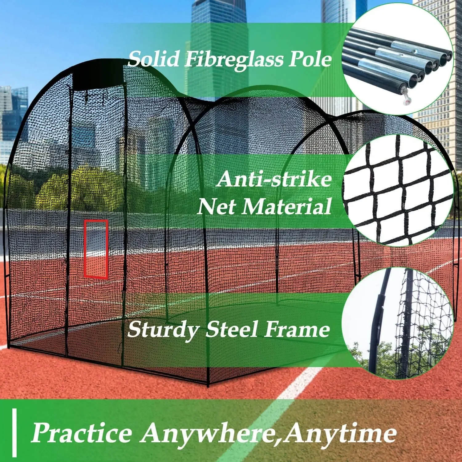 Wholesale Baseball Net Training Equipment with Batting Tee & Hitting Cage for Trainer