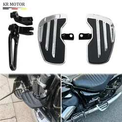 Motorcycle Fit R 18 Passenger Footpegs Kit CNC Rear Rests Pedal Bracket Accessories For BMW R18 Classic R 18 100 Year 2020-2023