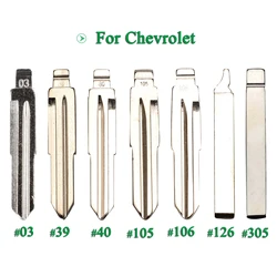 jingyuqin Replacement Flip Remote Car Key Blade HU100 Fob For Chevrolet Cruze Epica Lova Camaro Impala Captiva Aveo Spark