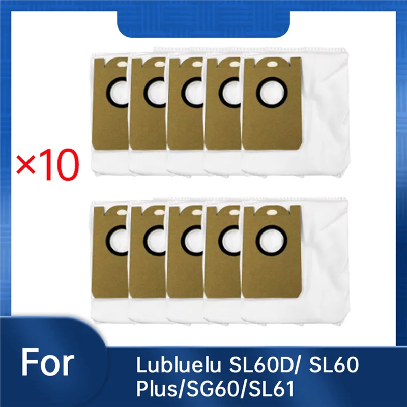 A21F-10 Pcs Dust Bags For Lubluelu SL60D/ SL60 Plus/SG60/SL61 Sweeper Accessories Dust Bags Built To Last And Work Well