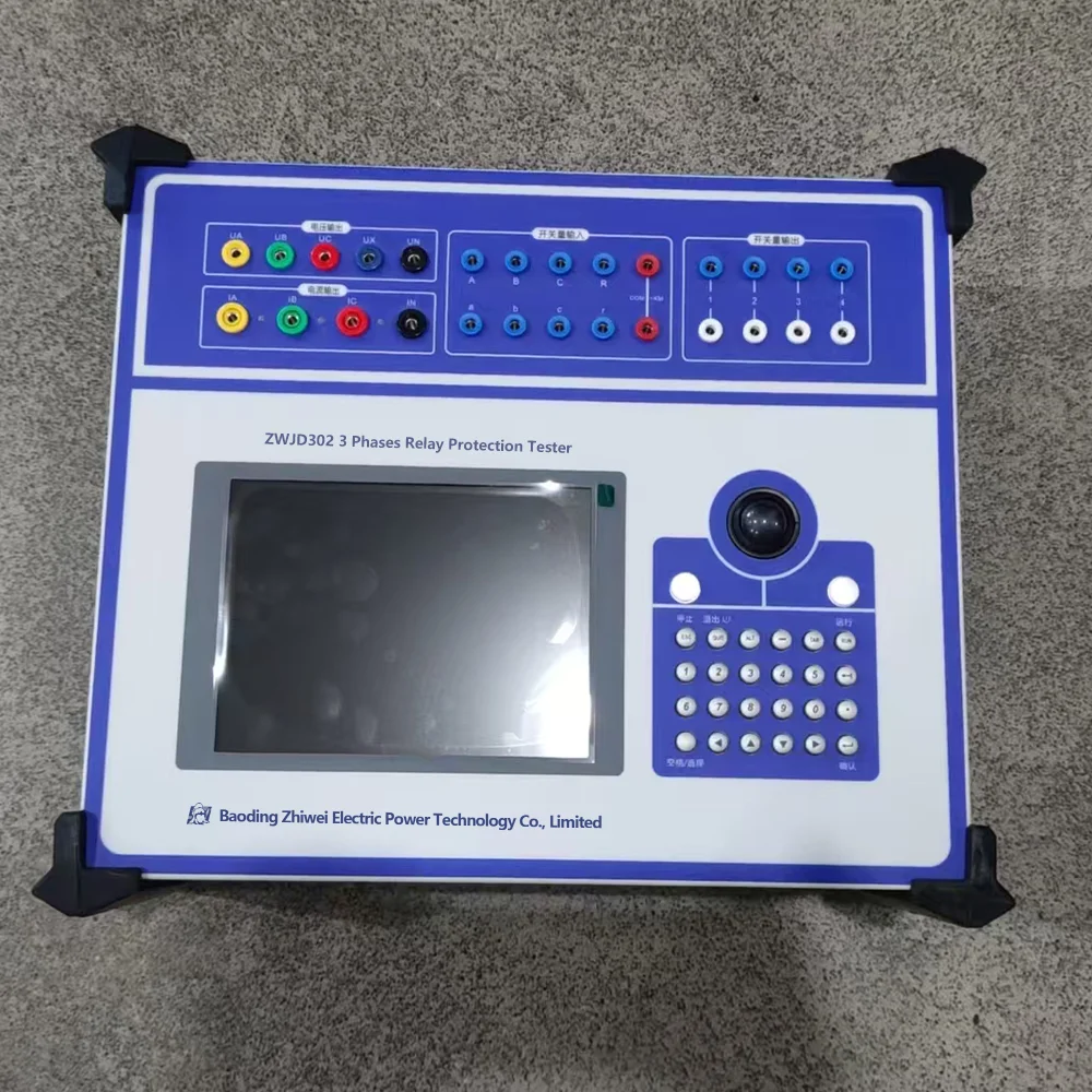 ZWJD302 Electronic 3 Phase High Accuracy Relay Protection Tester Microcomputer Secondary  for Set