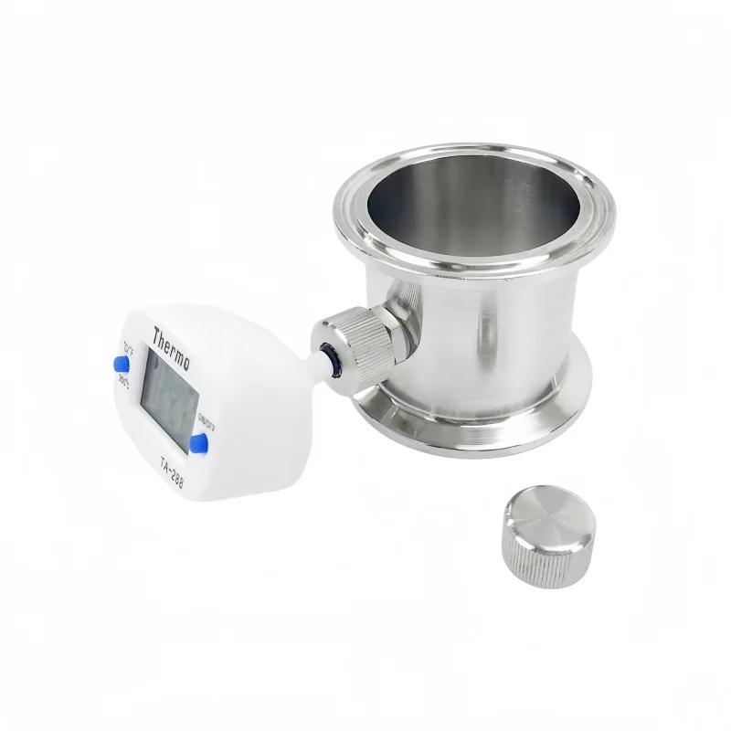 Tuyau Leic-clamp avec Thermowell, raccord de tuyau de connexion Leic-clamp, acier inoxydable sanitaire 1.5, 304 po-4 po, livraison gratuite