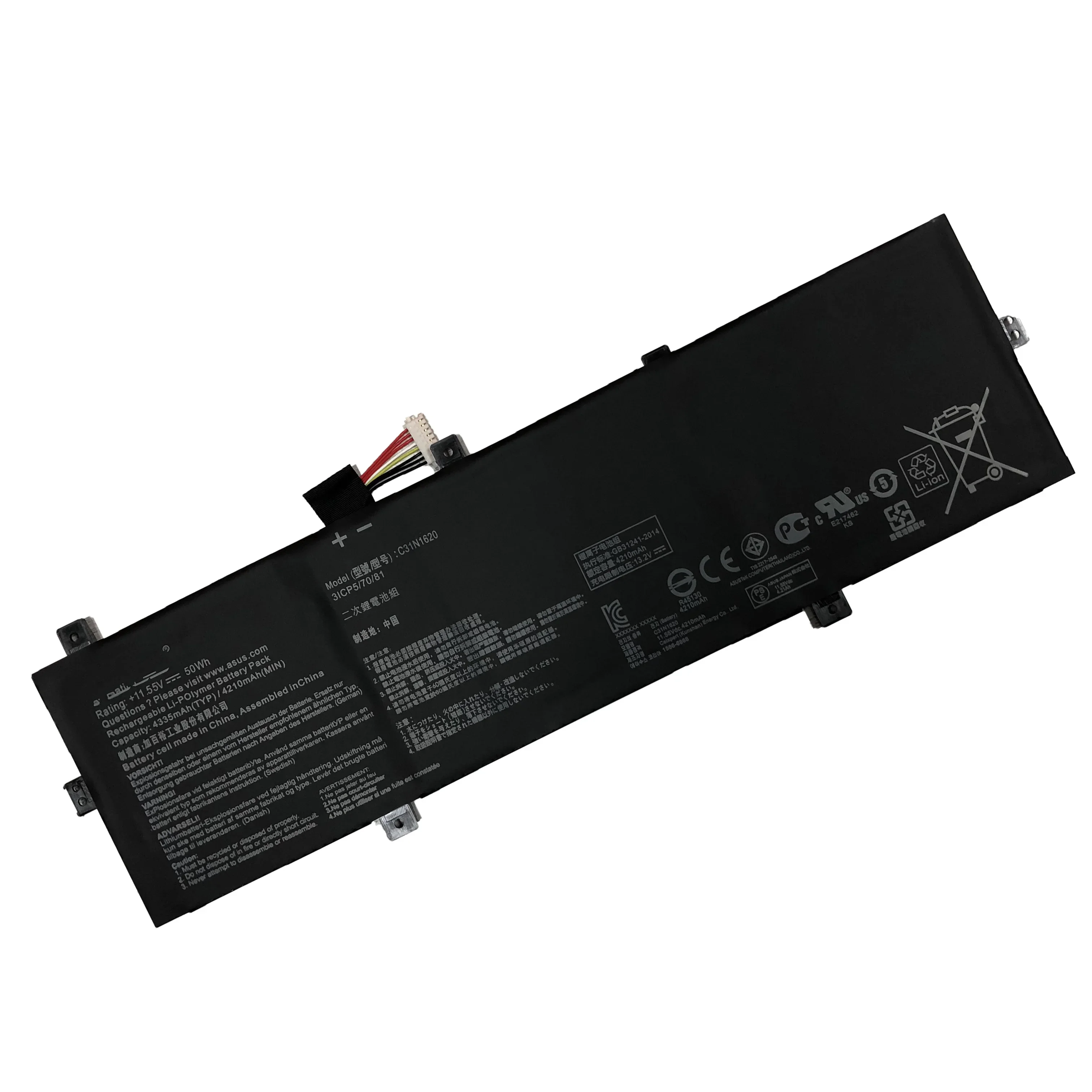 11.55V 50wh C31n1620 Originele Laptop Batterij Voor Asus Zenbook Ux430 Ux430uq UX430UQ-GV015T Pro Pu404 P5440fa P5240ua C31poj1