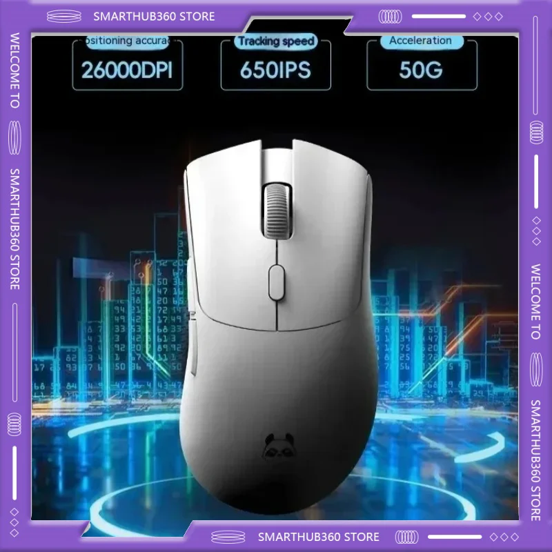 

Metapanda P1 PRO MAX 3 режима 2,4G Беспроводная геймерская мышь PAW3395 Офисная мышь для киберспорта P1 Настроить мышь 26000 точек на дюйм Мыши Подарки