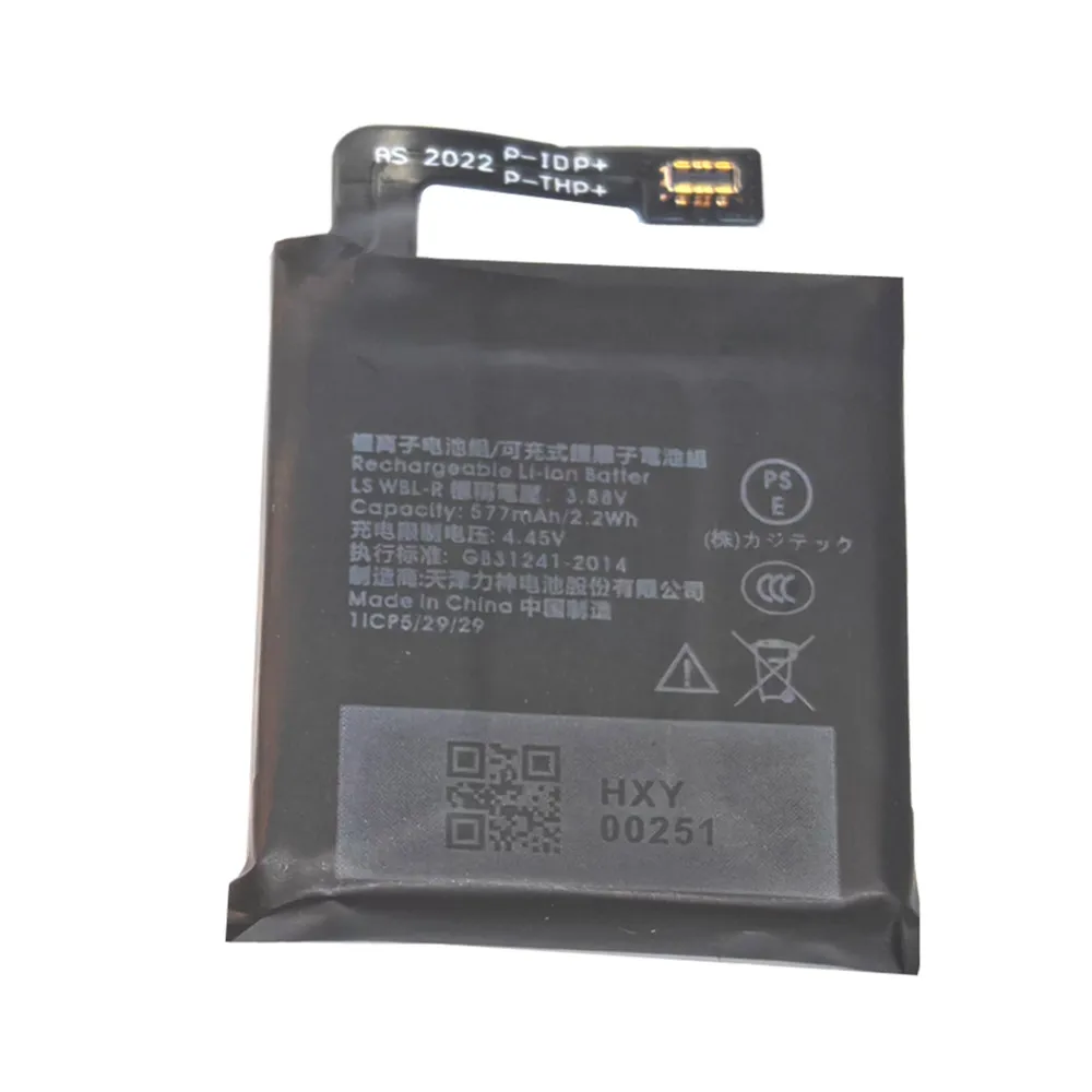 

Аккумулятор 3.88V 577mAh для TicWatch Pro 3 SP492929SI WH11013, GPS-смарт-часы с Wear OS
