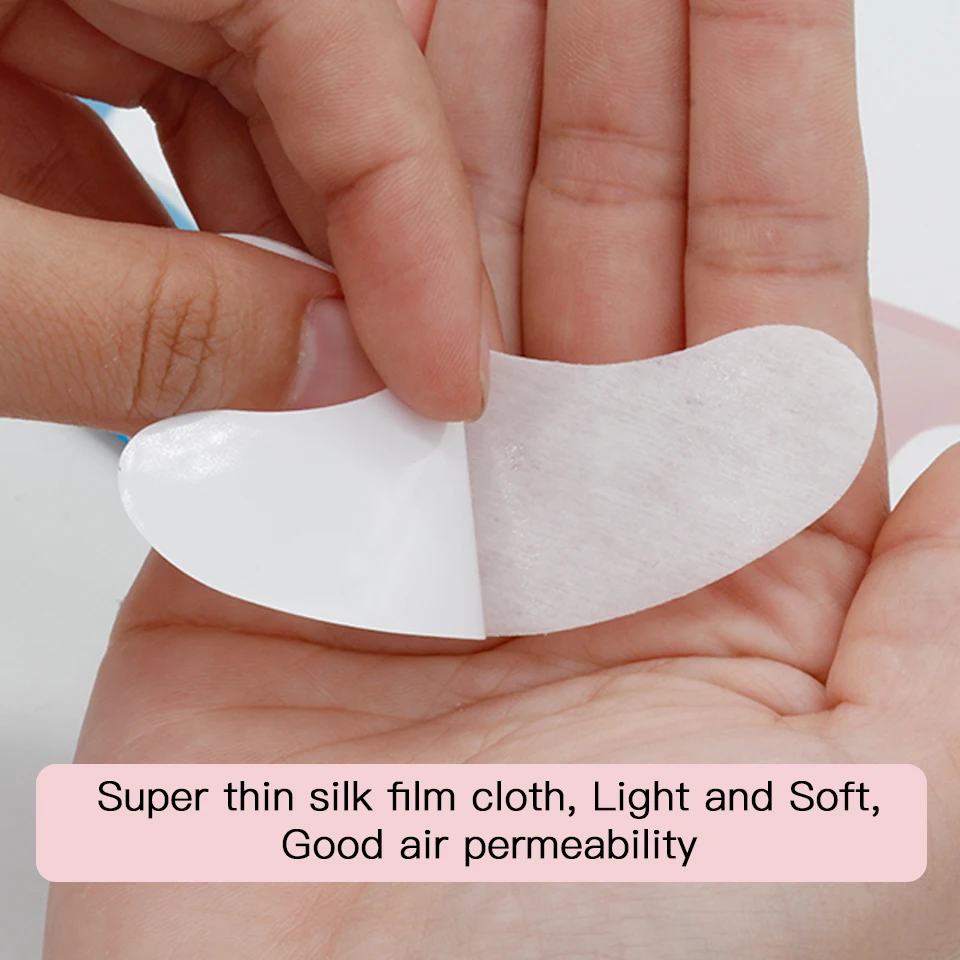 Patchs en papier pour Extensions de cils, 50 pièces, coussinets de Gel sous les yeux, fournitures, autocollants pour les yeux greffés, masque, outils de maquillage, vente en gros