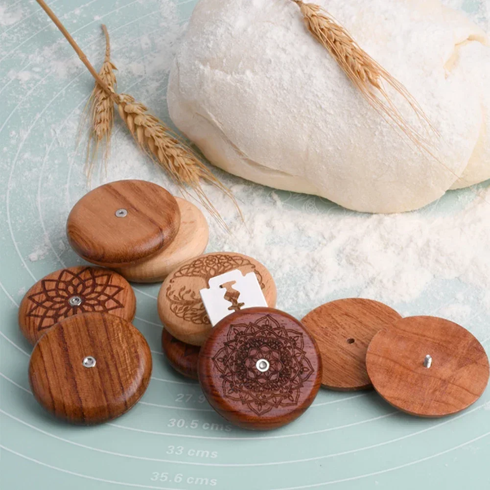 Faca de Padeiro para Pão, Raspador de Madeira, Faca/Cortador de Pão, Lâmina de Corte para Massa, Lâmina de Padeiro com Lâminas, Faca Curva em Arco, 1 Peça