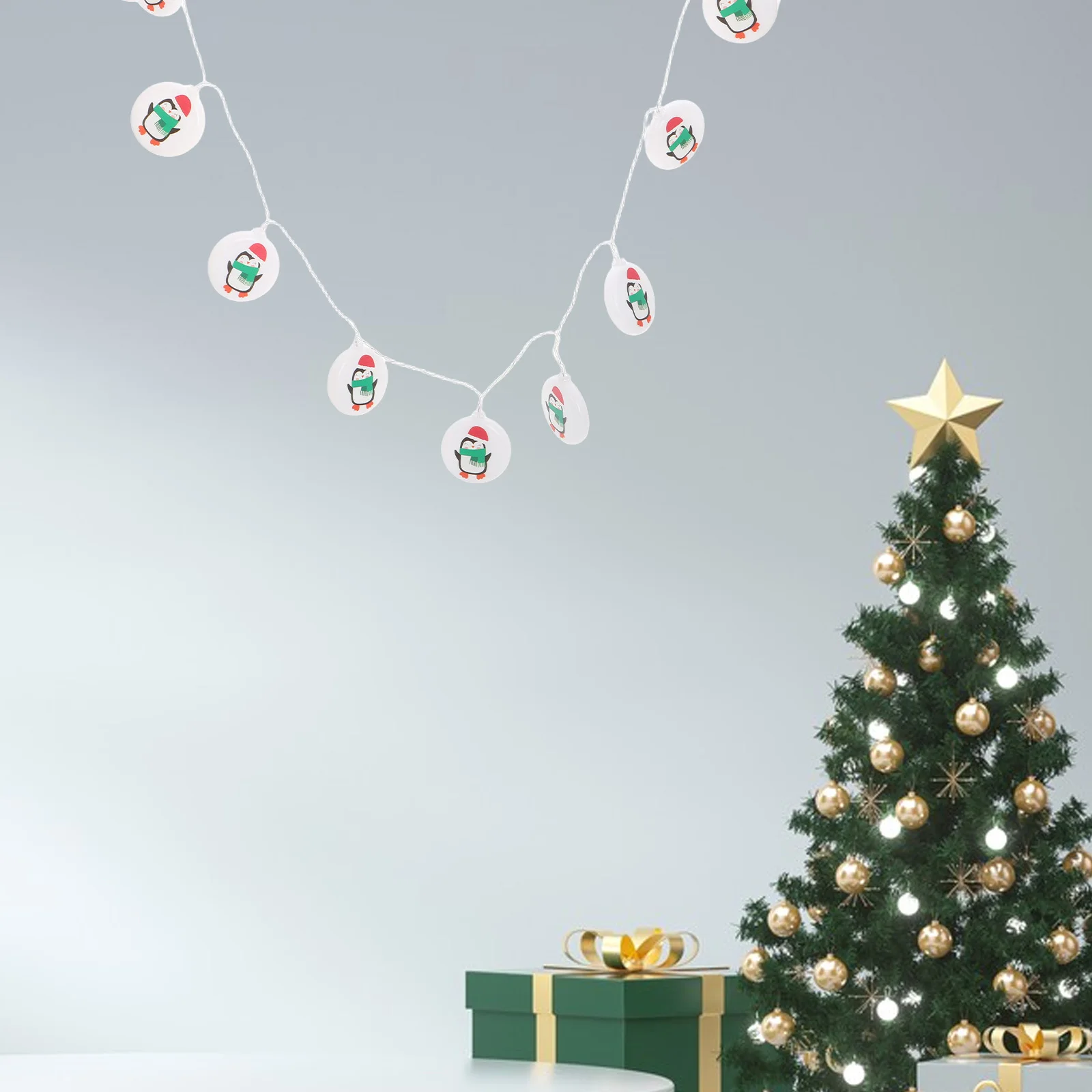 

1Pcs Christmas String Lamp LED Warm Light Decorative Lamp for Indoor Outdoor Party Yard Decoration String Light